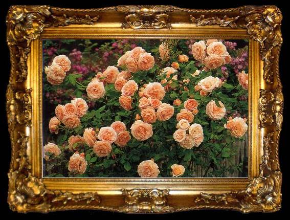 framed  unknow artist Still life floral, all kinds of reality flowers oil painting  224, ta009-2